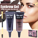 Music Flower 2 Color Eyebrow Gel Eye Brow Enhancers Waterproof Makeup Brush Set