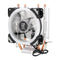 9CM Double Copper Tube Aurora DIY Game Cooling Fan CPU Radiator For 775/115x/1366/AMD Series