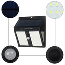 146 LED Solar Motion Sensor Wall Lamp Outdoor Waterproof Yard Security Light