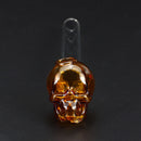 Colorful Skull Glass Water Pipe Modern Design for Smoking Durable