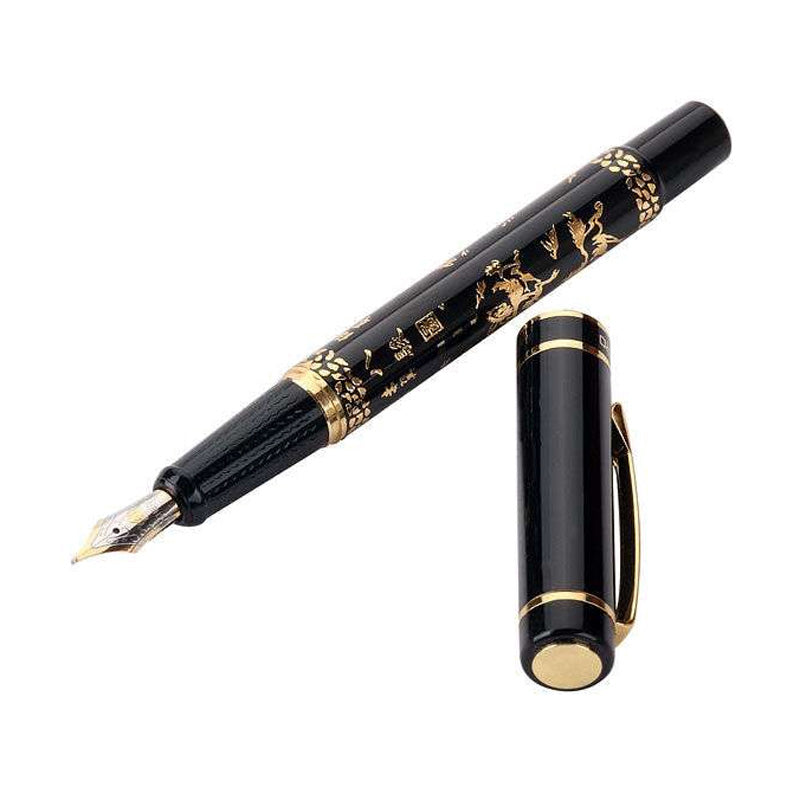 Hero 9063 Fountain Pen Elbow Signature Student Hand-Drawn Art With Elbow Point In Writing Practice