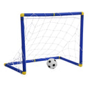 60cm Kids Football Soccer Goals Portable Posts Nets Frame Ball Pump Indoor Outdoor Set Children Play Fun Toys