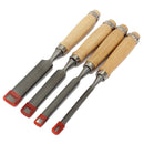 4pcs Woodworking Carving Hand Chisel Wood Firmer Gouge Set