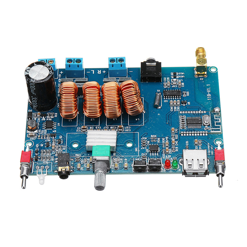 DC12-24V/AC8-16V Wireless bluetooth 4.2 2 Channel Stereo Digital Power Amplifier Board