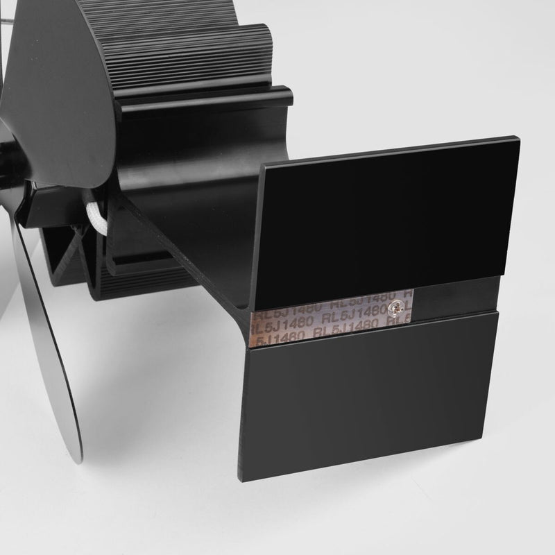 4 Blades Heat Powered Wood Stove Fan 203CFM Eco Fan For Wood Stoves Home Fireplace Fan Efficient Heat Distribution Home Tools