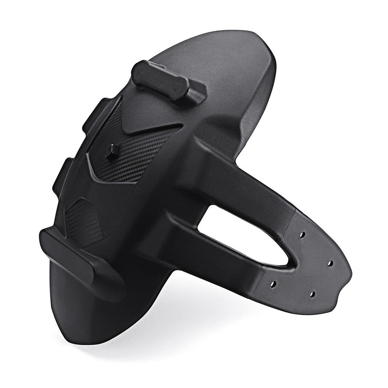 Black PVC Motorcycle Rear Wheel Cover Fender Splash Guard Mudguard Bracket Solid