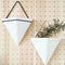 Wall Hanging Plant Flower Pot Succulent Ceramic Planter Stand Box Holder