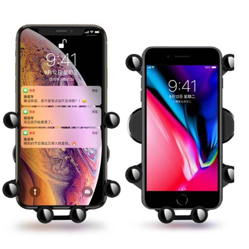 Bakeey Mini Gravity Linkage Automatic Lock Air Vent Car Phone Holder Car Mount For 4.0-6.5 Inch Smart Phone iPhone 11