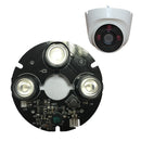 3pcs Array IR LED Spot Light 850nm Infrared Board for CCTV Hemisphere Dome Camera 63mm Diameter