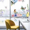 Miico FX82025 2PCS Flower And Bird Printing Wall Stickers Glass Stickers Home Decorative Stickers DIY Sticker