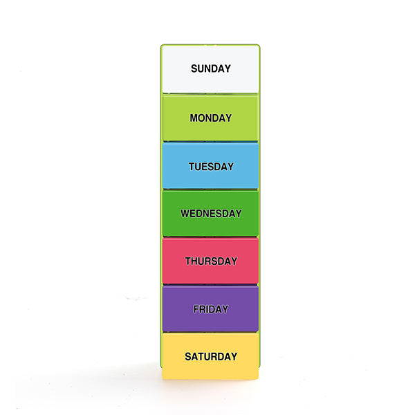 KCASA KC-JS2804 7 Days Pill Box Organizer Portable Weekly Travel Medicine Storage Case