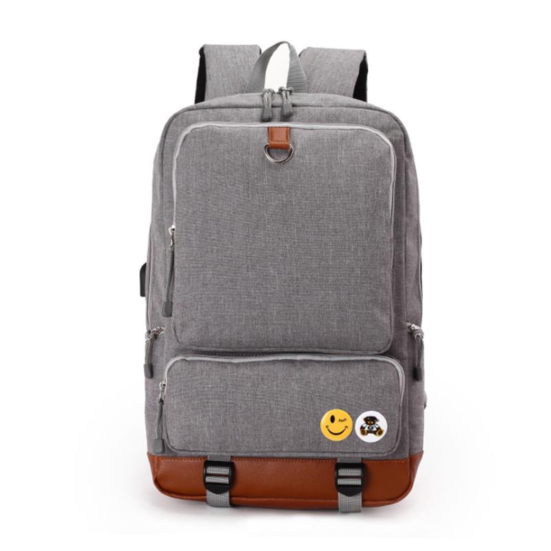 Backpack USB Charging Backpacks Men Woman Shoulder Bag Laptop Bag Casual Travel Backpack College Bag For 15-inch Laptop