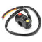 7/8inch Motorcycle Handlebar Mount Scooter ATV Bike Kill Horn Low/High Beam Switch