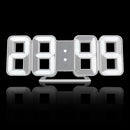 FanJu FJ3208 LED Digital 3D 8-Shape Clock Creative Table Alarm Clock  Wall Clock Time Temperature Display