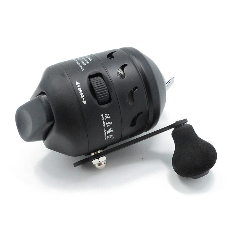 Metal Fishing Reel Baitcasting Spinning Spincast Reel Right Left Hands For Compound Bow Slingshot