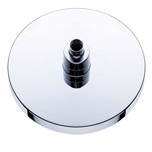 LED Temperture Control Shower Head Water Plating Finished Wall Mount 8 inch Rainfall Round Showerhea