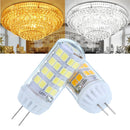 AC100-240V 4.5W No Strobe Ceramic G4 52LED Corn Light Bulb for Ceiling Chandelier Lamp Replacement