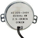 2.5-3RPM Turntable Synchronous Motor 220-240V AC Motor 4W For Microwave