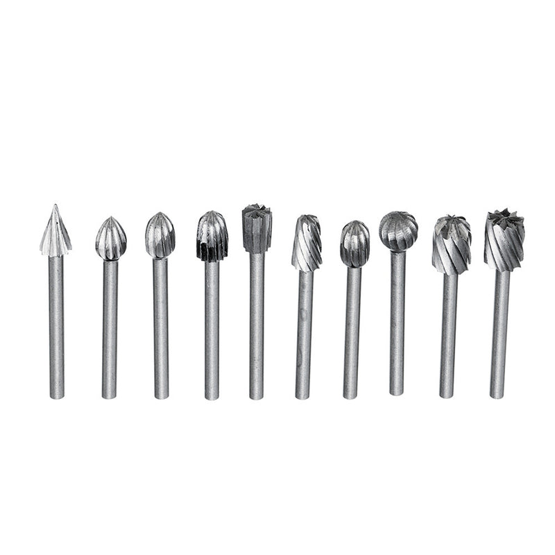 20Pcs 3mm Shank HSS Router Bit Woodworking Cutter Milling Cutter For Power Tool
