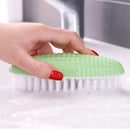 Peanut Corn Shape Plastic Multipurpose Soft Wool Shoes Brush Laundry Household Clothes Cleaning Brush Cleaning Accessories