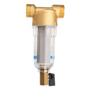 TMOK Water Pre Filter System 3/4" & 1" Brass Mesh Prefilter Purifier w/ Reducer Adapter