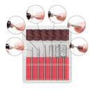 45W USB UV LED Nail Lamp Sets Nail Stick Grinder Drill Grinding Polishing Machine Manicure File Tools Kits