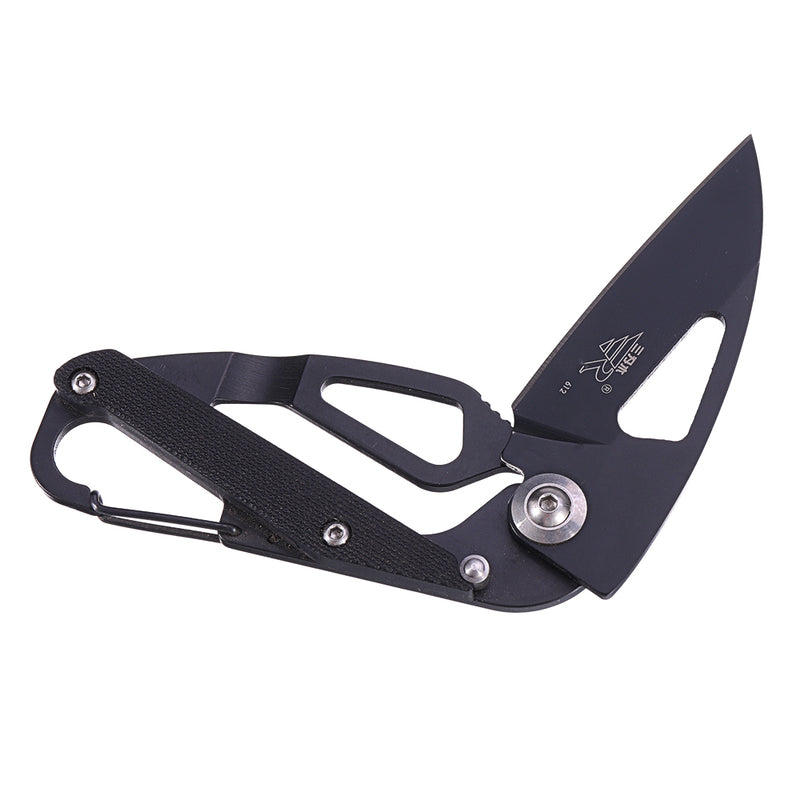 Sanrenmu 612 Multifunctional Tools Frame Lock Camping Folding Tool Carabiner Outdoor Camp Open Hang Multi Tool Quickdraw Clip Package Self Care Survive