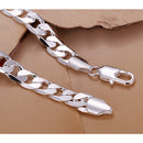 Fashion Hiphop Men Metal Chain Bracelet Trendy Style 10mm Gold Plating Bracelet