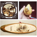 71Pcs Electric Solder Iron Wood Burning Pen Stencil Craft Pyrography Tool