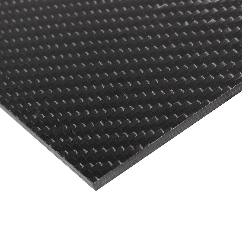 300x500x(0.5-5)mm 3K Black Twill Weave Carbon Fiber Plate Sheet Glossy Carbon Fiber Board Panel High Composite RC Material
