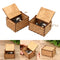 Hand Crank Collectible Music Box Engraved Wooden Box Theme Toys Birthday Craft Gifts