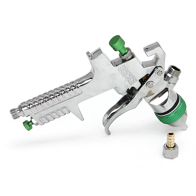 1.4mm HVLP Spray Auto Paint Tool Gravity Feed Spraying Gun Metal Flake Primer Nozzle with Gauge