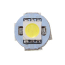 2PCS BAX9S H6W 5-SMD LED Side Marker Lights Tail Parking Interior Bulbs Canbus Error Free 12V 6000K White