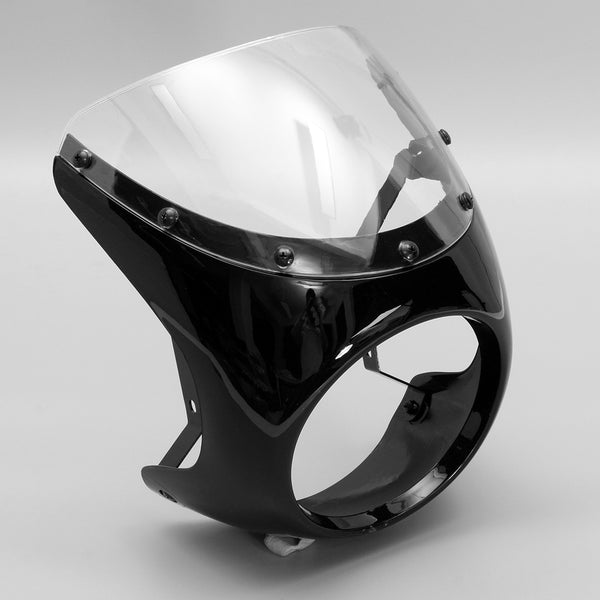 7inch Motorcycle Headlight Handlebar Fairing Retro Cafe Racer Style Universal