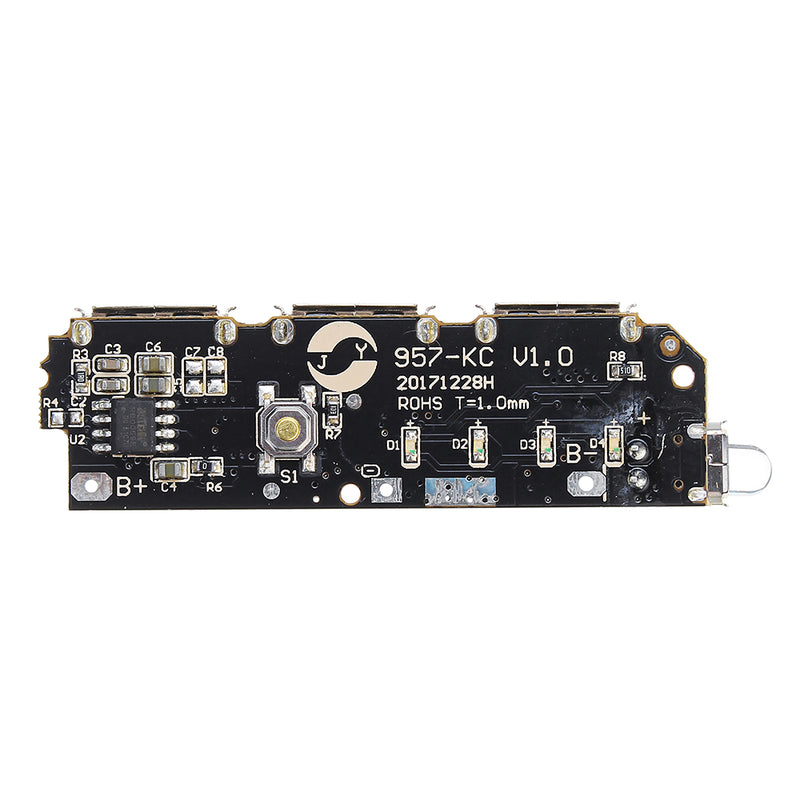 10pcs 5V 2.1A 3 USB Mobile Power Circuit Board  Boost Module For DIY Power Bank Lithium Battery