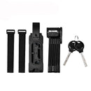 ROCKBROS Alloy Steel Bike Lock Anti Cut Anti Theft MTB Road Bike Lock Folding Keys Bicycle Locks