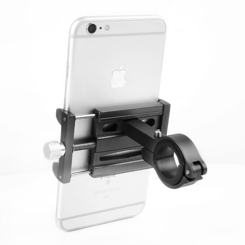 Xmund XD-BL5 Aluminum Alloy Phone Holder 3.5"-6.5" Adjustable Phone Clip Stand Shockproof Portable Phone Bracket For Cycling Bicycle