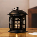 LUSTREON Iron Star House Candlestick European Romantic Wedding Candle Holder Lantern Home Decor