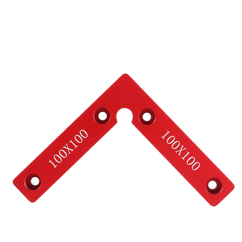 2Pcs Aluminium Alloy 90 Degree 100x100mm Precision Clamping Square Woodworking Machinist Square Positioning Right Angle Clamping Measure