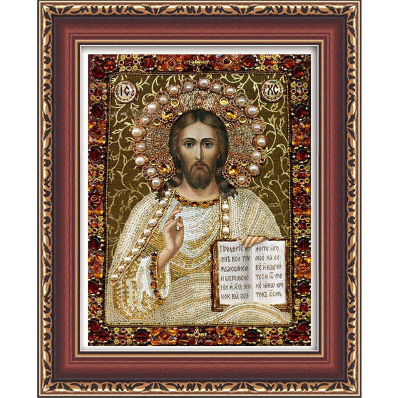 Honana WX-677 5D Round Diamond Painting DIY Cross Stitch Home Decor Diamond Embroidery Religious Gift