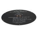 FLSUN 12V 180W 220*3mm Aluminum PCB MK3 Round Delta Rostock Heated Bed For 3D Printer