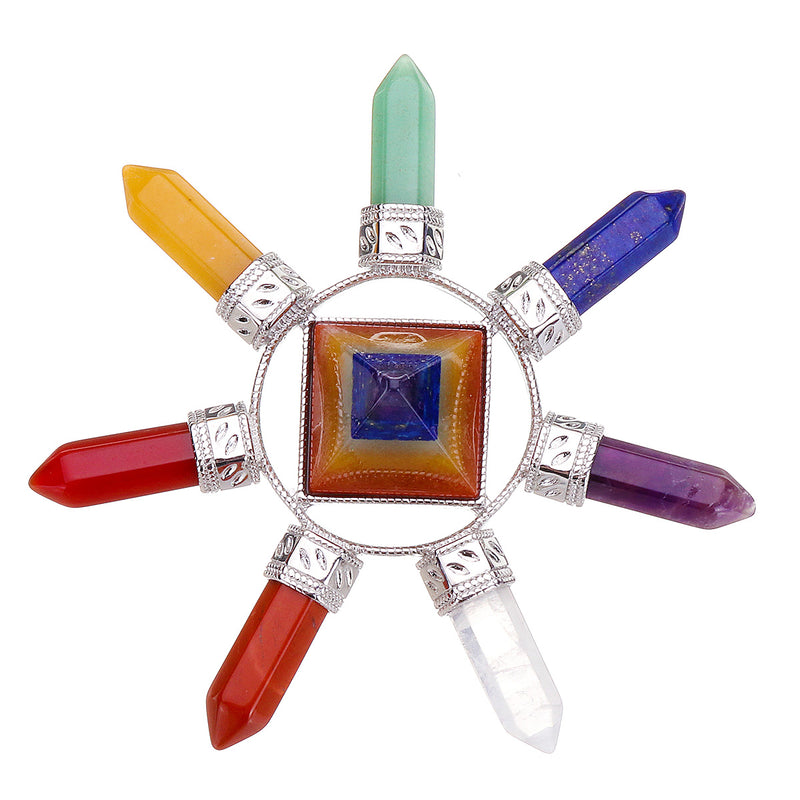 7 Chakra Natural Mixed Crystal Stone Healing Gemstone Divination Reiki Therapy Decorations