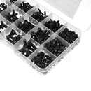 Suleve MXCH7 460Pcs M3 M4 M5 Flat Head Hex Socket Screw Carbon Steel 10.9 Grade Bolt Nut Assortment Kit 8-20mm