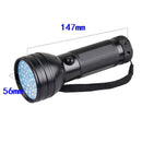 XANES YT5351 51xLED UV LED 395-400NM 5W Power Aluminum Ultraviolet UV Flashlight AA