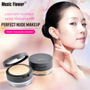 Perfect Pressed Powder+Glitter Loose Powder Mineral Palette Oil-control Long lasting Smooth Texture Women Cosmetics