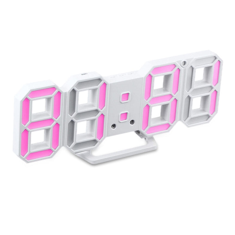 Loskii HC-28 Creative USB Charging 3D Digits Display Adjustable Brightness Alarm Clock