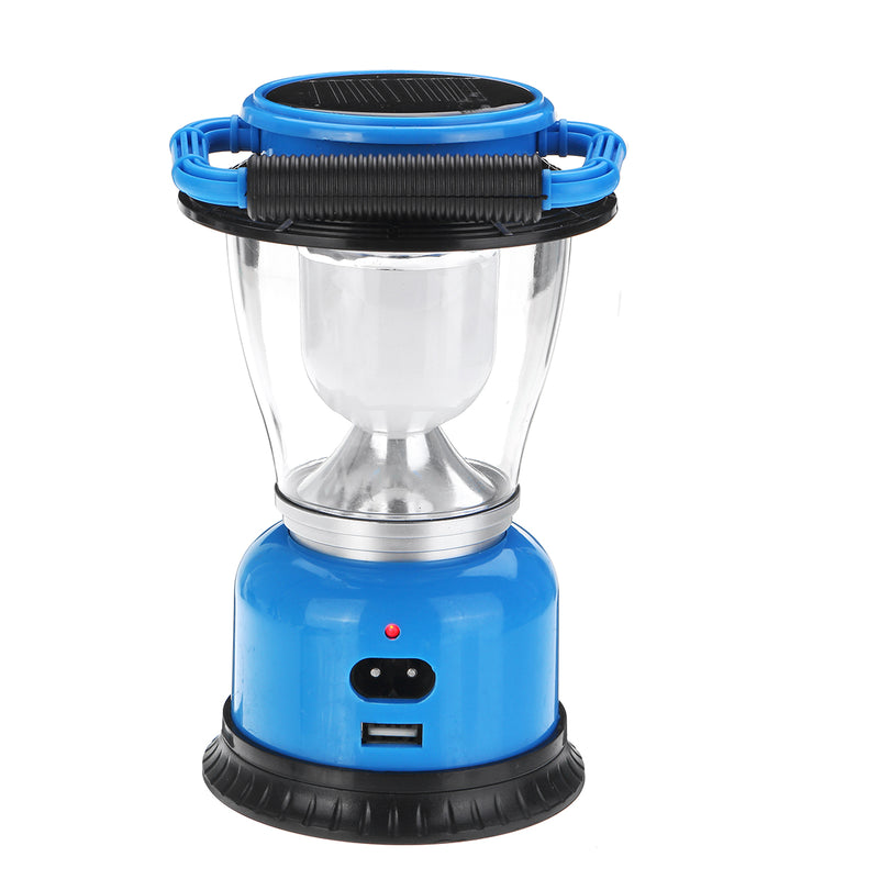 Portable 110-250V Solar LED Light USB Rechargeable Outdoor Camping Light Hiking Lantern