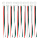 Excellway 20Pcs XH Pitch 2.54mm Single Head 4Pin Wire To Board Connector 15cm 24AWG With Socket
