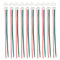 Excellway 20Pcs XH Pitch 2.54mm Single Head 4Pin Wire To Board Connector 15cm 24AWG With Socket
