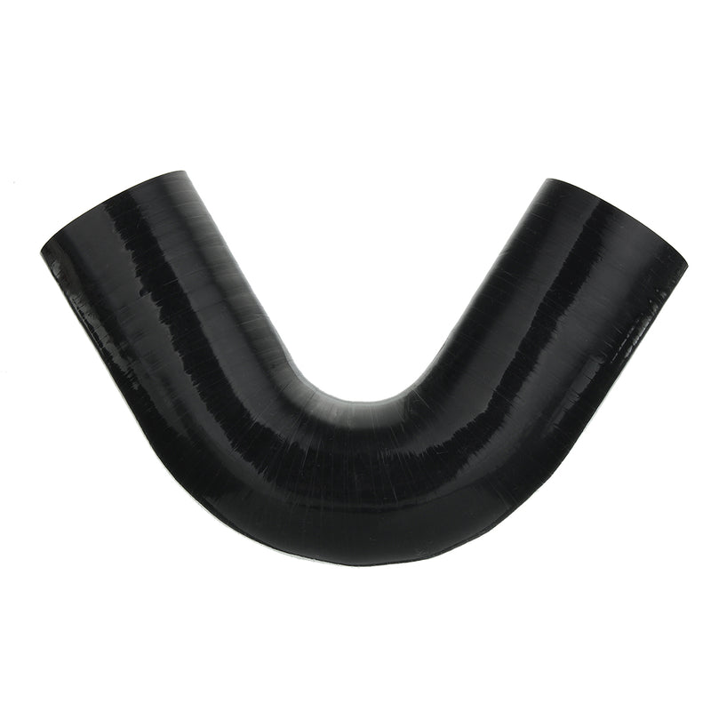 Black 120 Degree Silicone Tube 150mm Length ID48/54/57/63/70mm Vacuum Hose Coolant Tube